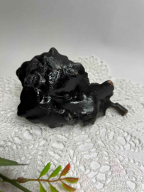 Подсвечник "Лист". Материал: сплав металлов. Винтаж, СССР. Картинка 3